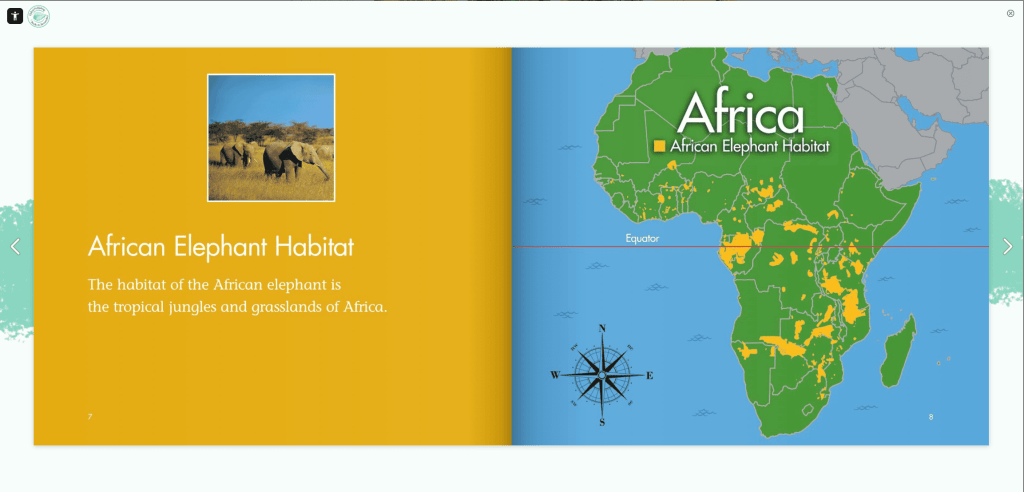 The pages of a digital decodable book from the Flyleaf Publishing ebook library are shown.