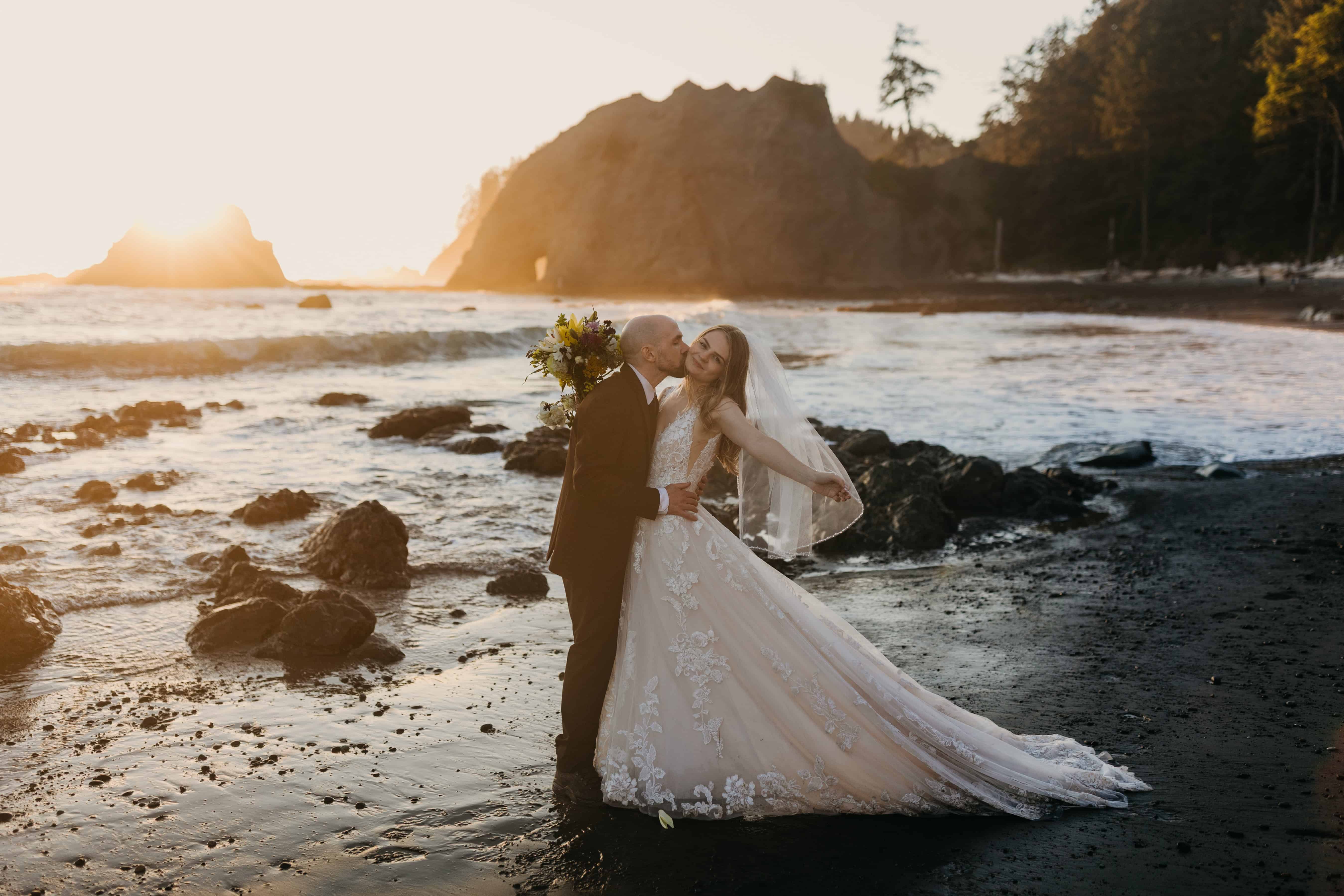 Emma Barnett, married in Olympic National Park and moved to Washington